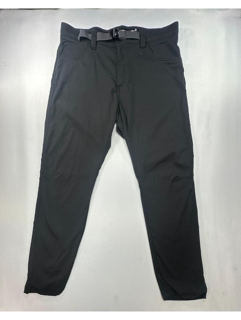 Wrangler Stretch Nylon Hiking Cargo Pants Black Mens 36/30